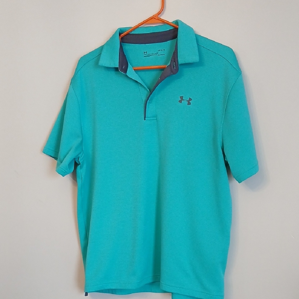 Under Armour Men's Teal Polo